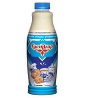 ПМС Сгущенка с сахаром мдж 8,5% БУТЫЛКА 1,25кг Густияр ПМС Сгущенка с сахаром мдж 8,5% БУТЫЛКА 1,25кг Густияр