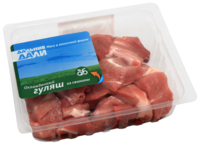 Гуляш из свинины, лоток Гуляш из свинины, лоток