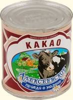 Молоко сг.с КАКАО 5% ТУ 380гр.ТМ Алексеевская АМКК Молоко сг.с КАКАО 5% ТУ 380гр.ТМ Алексеевская АМКК